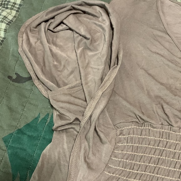 Brown plus size top - Picture 6 of 8